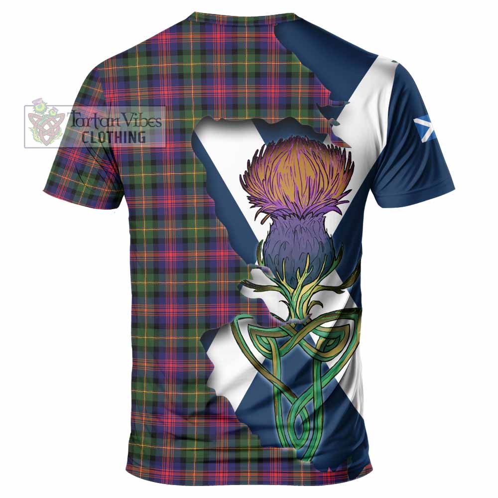 Logan Tartan Family Crest T-Shirt Scottish Thistle Celtic Inspired - Tartan Vibes Clothing