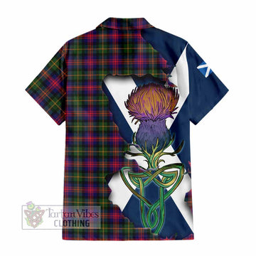 Logan Tartan Family Crest Hawaiian Shirt Scottish Thistle Celtic Inspired - Tartan Vibes Clothing