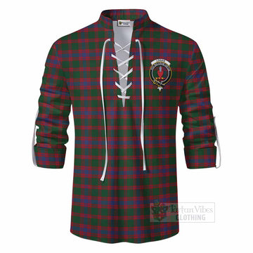 Logan Tartan Ghillie Kilt Shirt with Family Crest DNA In Me Style - Tartan Vibes Clothing