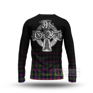 Logan Tartan Long Sleeve T-Shirt Featuring Alba Gu Brath Family Crest Celtic Inspired