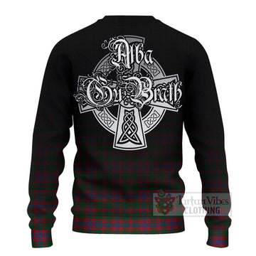 Logan Tartan Ugly Sweater Featuring Alba Gu Brath Family Crest Celtic Inspired