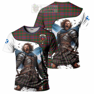 Logan Crest Tartan T-Shirt Inspired by the Freedom of Scottish Warrior