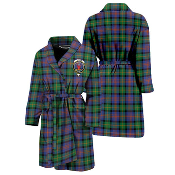 Logan Ancient Tartan Bathrobe with Family Crest