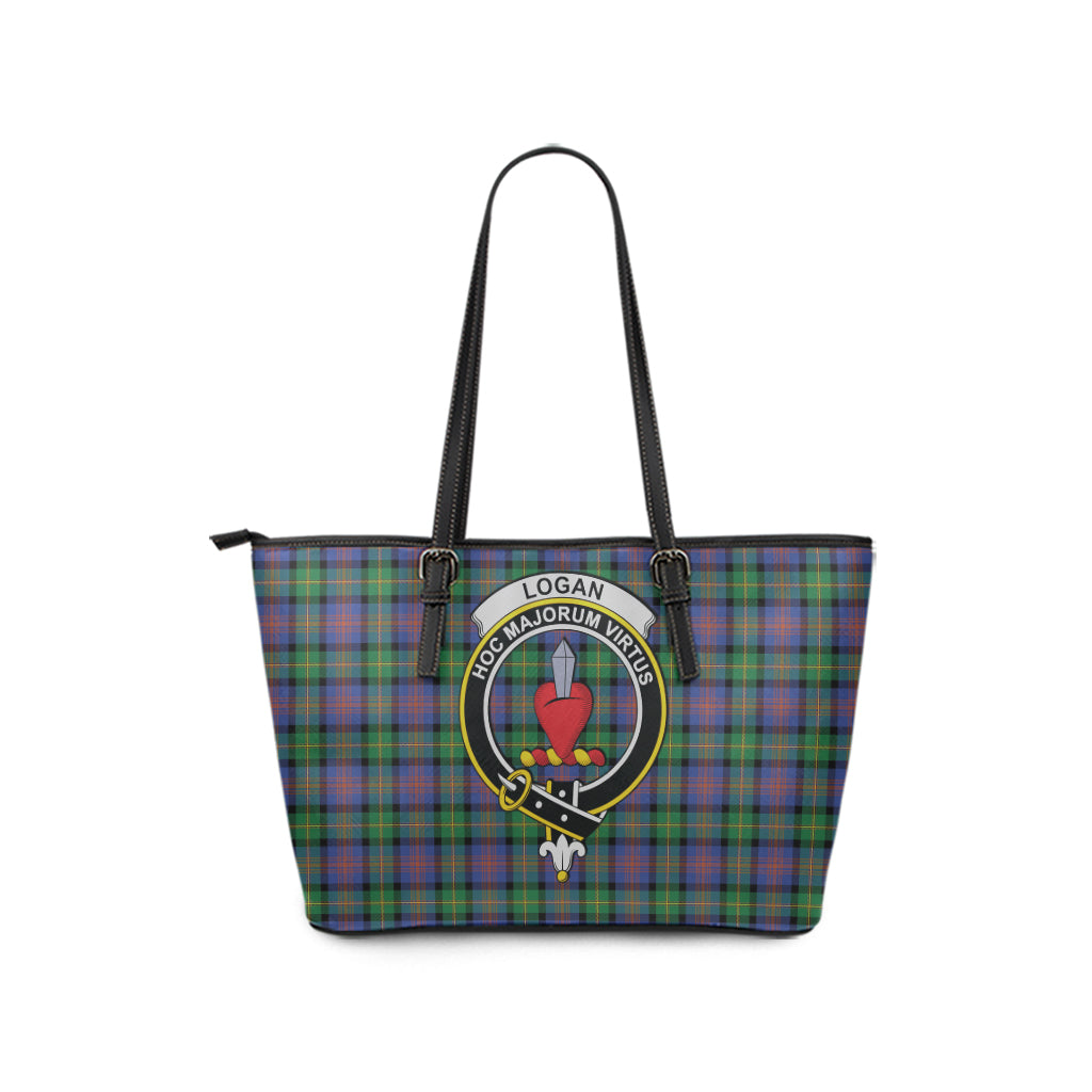 logan-ancient-tartan-leather-tote-bag-with-family-crest