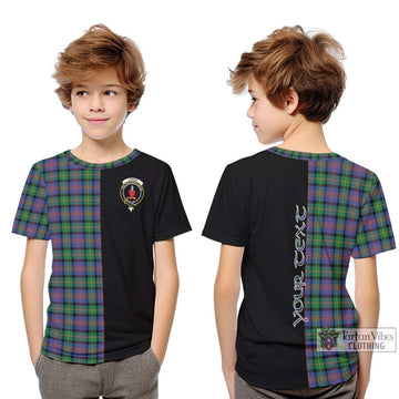 Logan Ancient Tartan Kid T-Shirt with Family Crest and Half Of Me Style