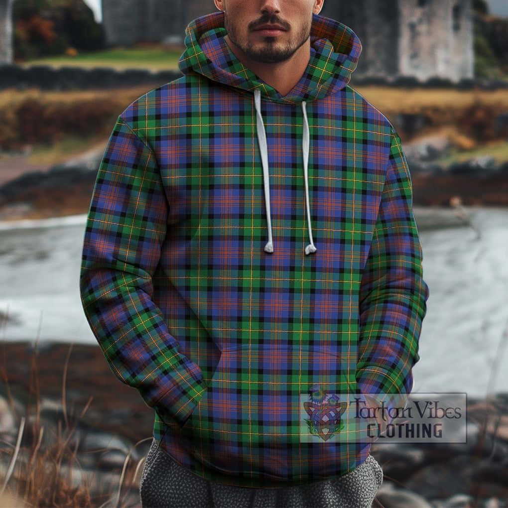 Logan Ancient Tartan Cotton Hoodie Pullover Hoodie XS - Tartan Vibes Clothing