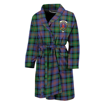 Logan Ancient Tartan Bathrobe with Family Crest