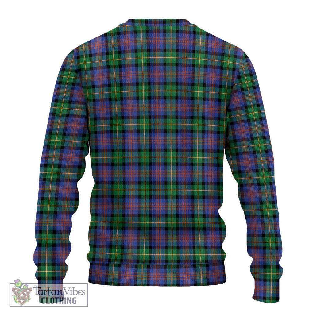 Logan Ancient Tartan Knitted Sweater with Family Crest DNA In Me Style - Tartanvibesclothing Shop