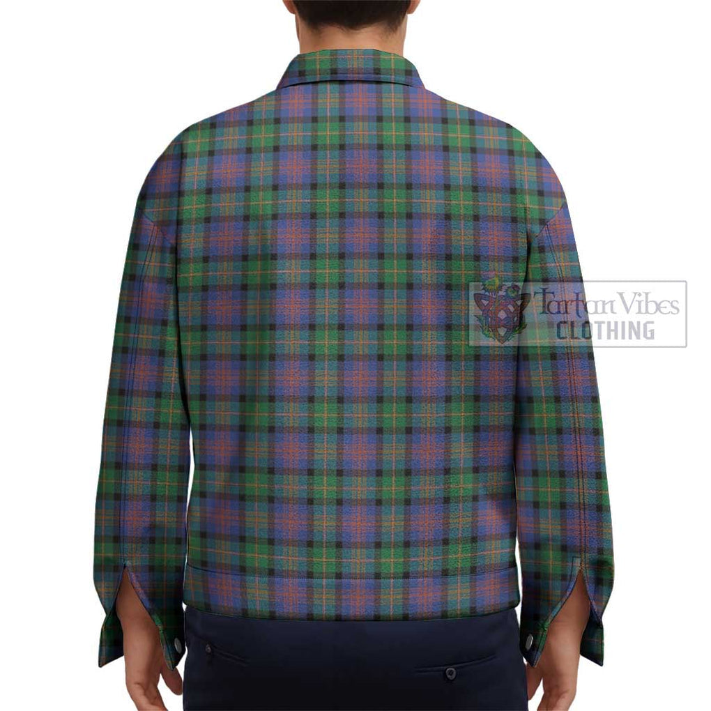 Logan Ancient Tartan Unisex Lapel Cotton Jacket - Tartan Vibes Clothing