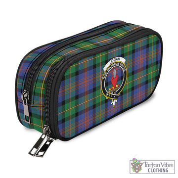 Logan Ancient Tartan Pen and Pencil Case with Family Crest