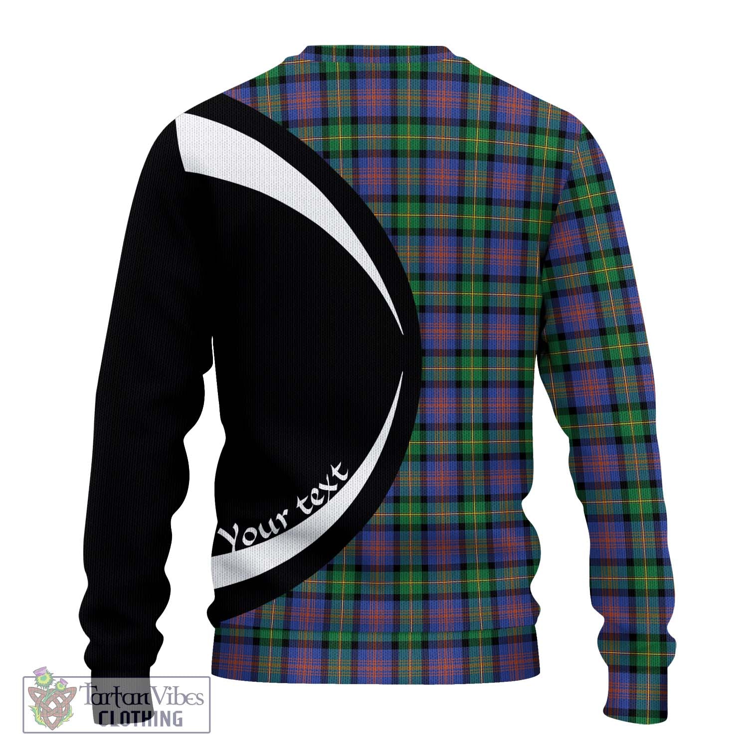 Logan Ancient Tartan Ugly Sweater with Family Crest Circle Style - Tartan Vibes Clothing