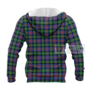 Logan Ancient Tartan Knitted Hoodie with Family Crest DNA In Me Style