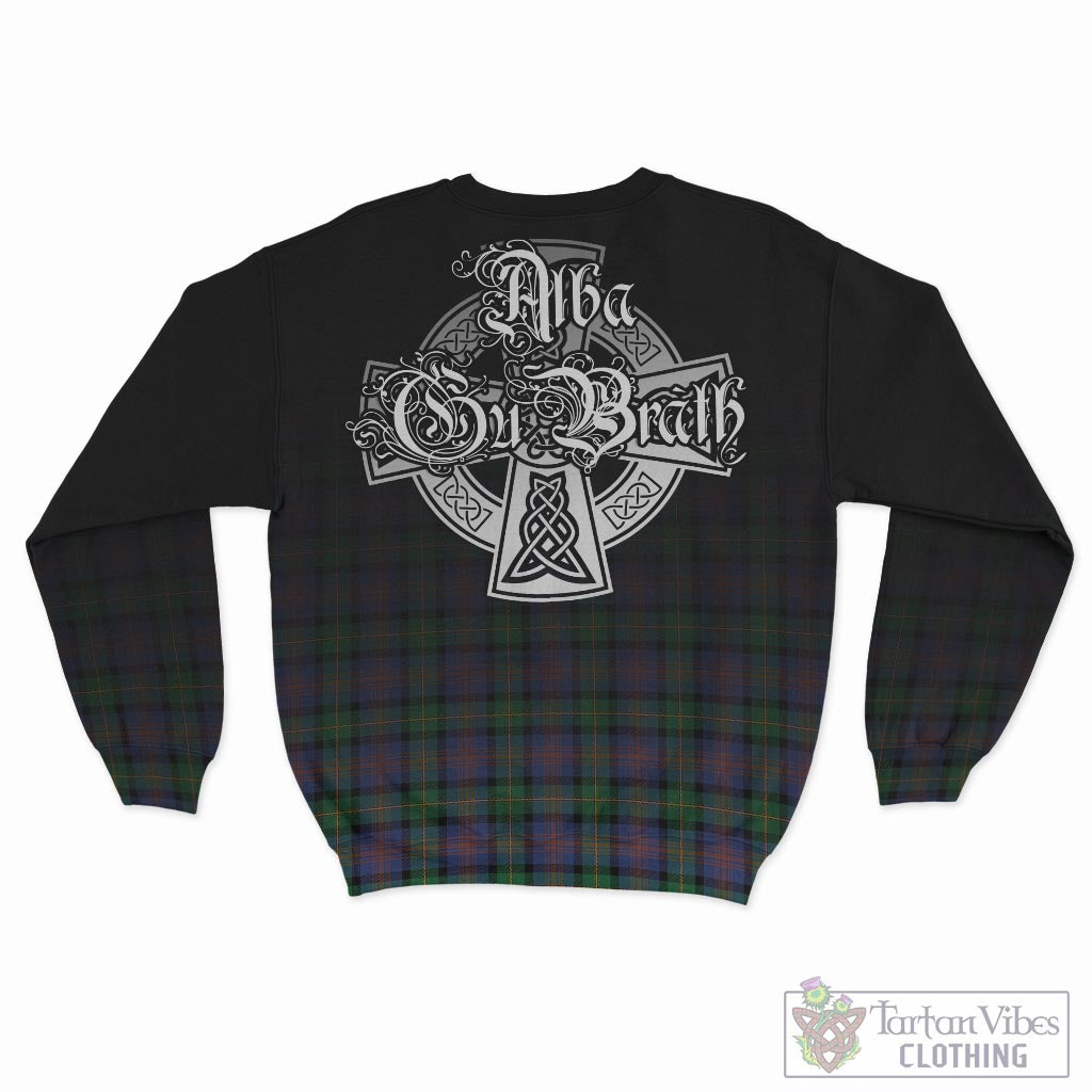 Tartan Vibes Clothing Logan Ancient Tartan Sweatshirt Featuring Alba Gu Brath Family Crest Celtic Inspired