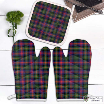 Logan Tartan Combo Oven Mitt & Pot-Holder White - Tartan Vibes Clothing