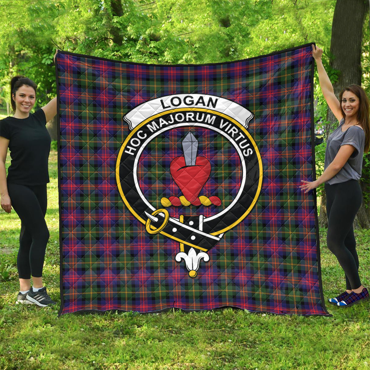 logan-modern-tartan-quilt-with-family-crest