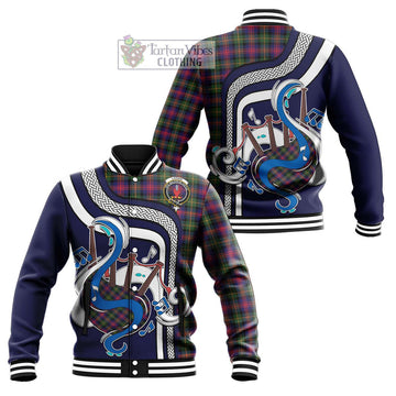 Logan Tartan Baseball Jacket with Epic Bagpipe Style