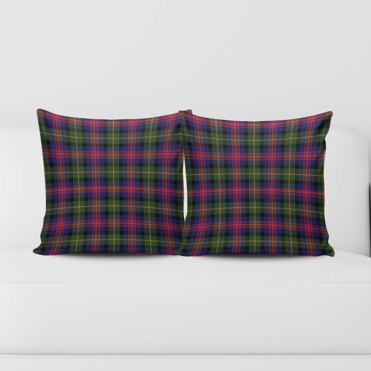 Logan Modern Tartan Pillow Cover Square Pillow Cover - Tartanvibesclothing