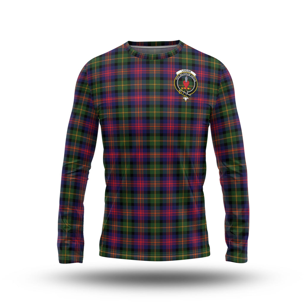 logan-modern-tartan-long-sleeve-t-shirt-with-family-crest