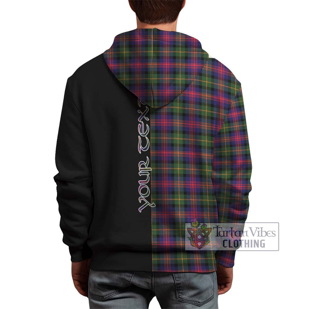 Logan Tartan Hoodie with Family Crest and Half Of Me Style - Tartanvibesclothing Shop