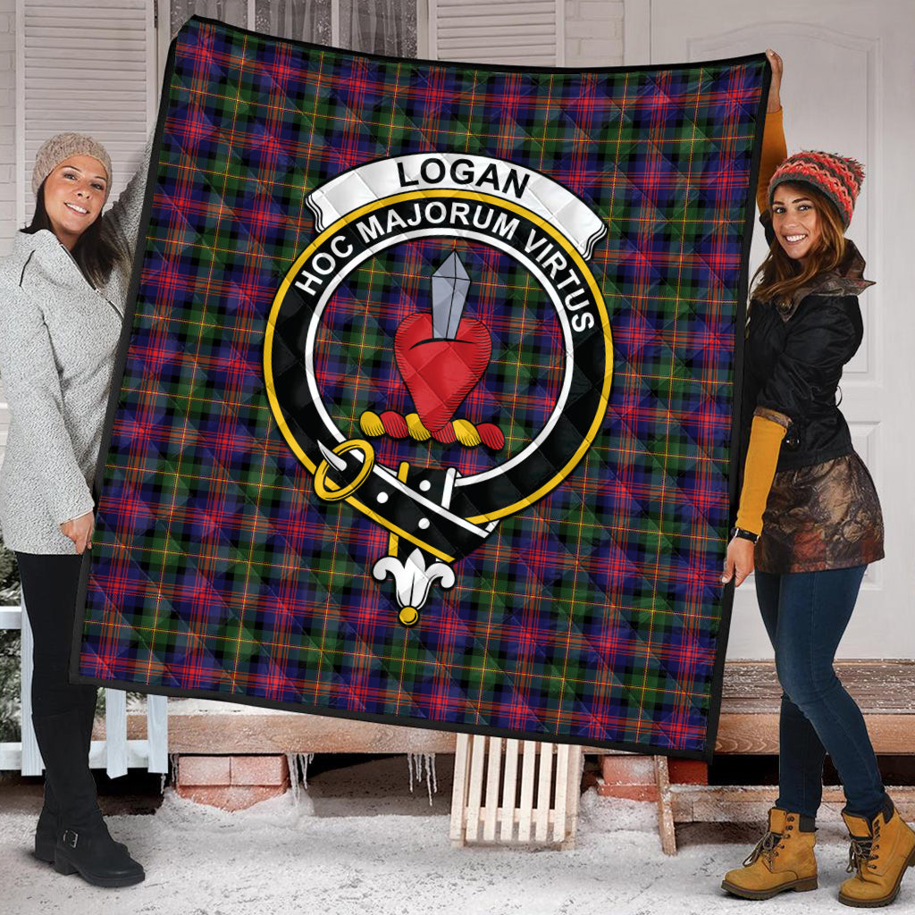 logan-modern-tartan-quilt-with-family-crest