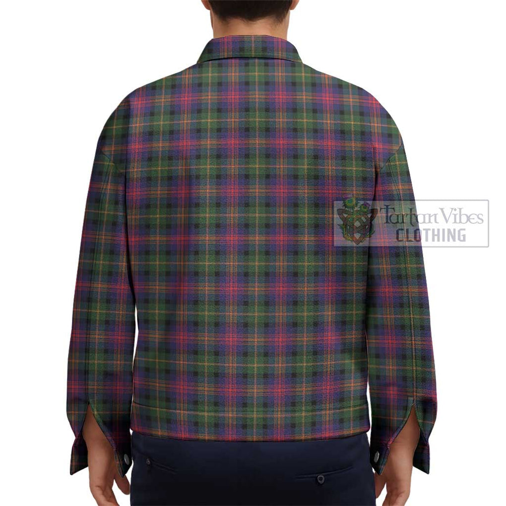 Logan Tartan Unisex Lapel Cotton Jacket - Tartan Vibes Clothing