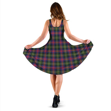 Logan Tartan Sleeveless Midi Womens Dress