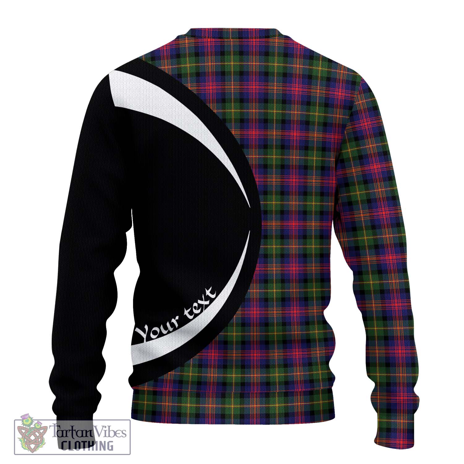 Logan Tartan Ugly Sweater with Family Crest Circle Style - Tartan Vibes Clothing