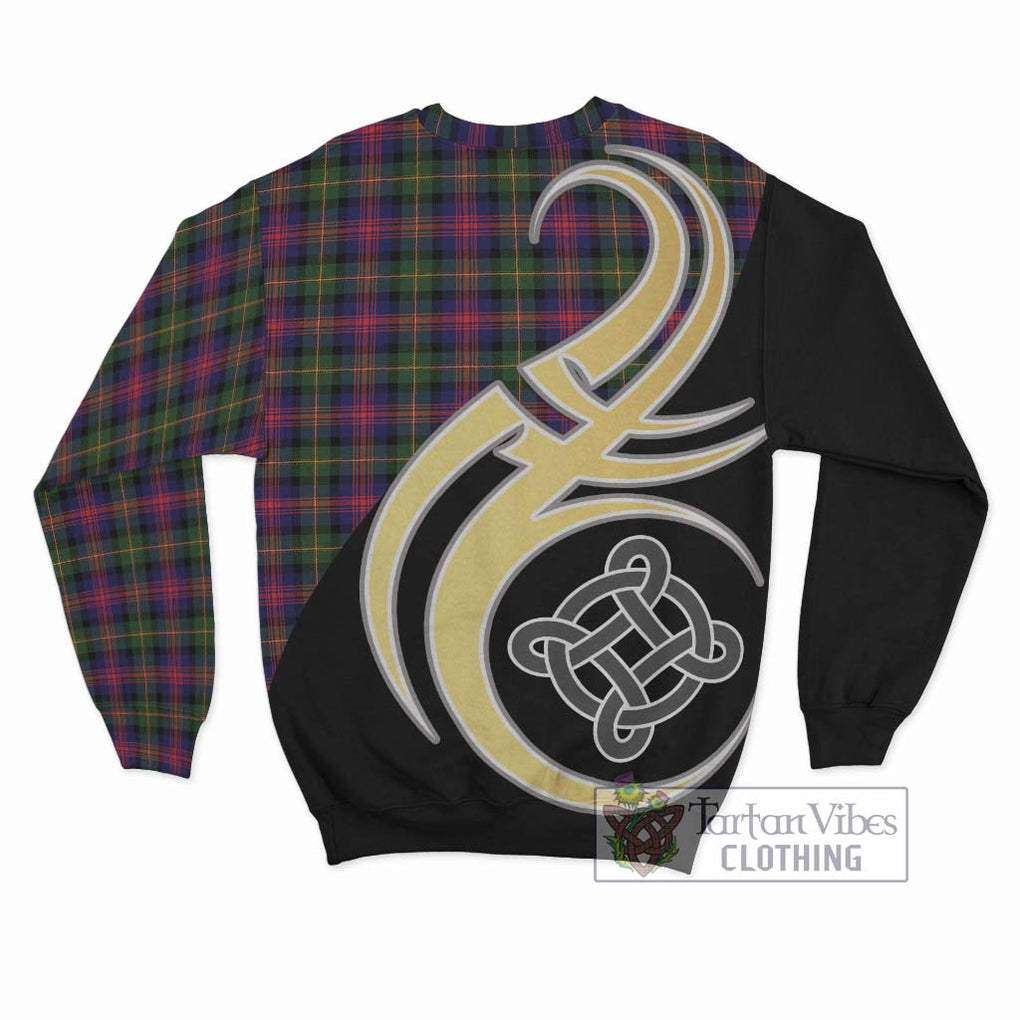 Logan Tartan Sweatshirt with Family Crest and Celtic Symbol Style - Tartan Vibes Clothing