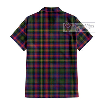 Logan Tartan Short Sleeve Button Shirt with Family Crest DNA In Me Style