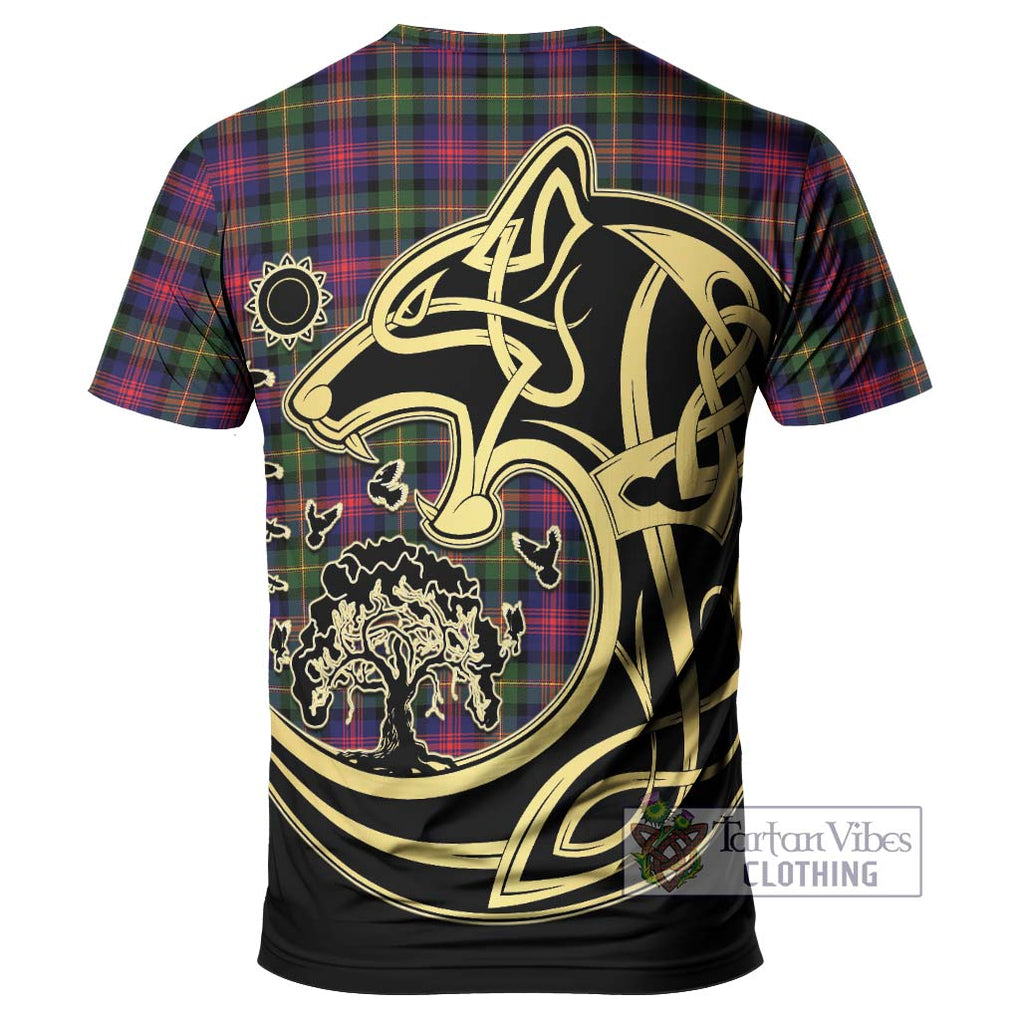 Logan Tartan T-Shirt with Family Crest Celtic Wolf Style - Tartan Vibes Clothing