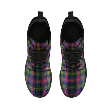 Logan Tartan Leather Boots