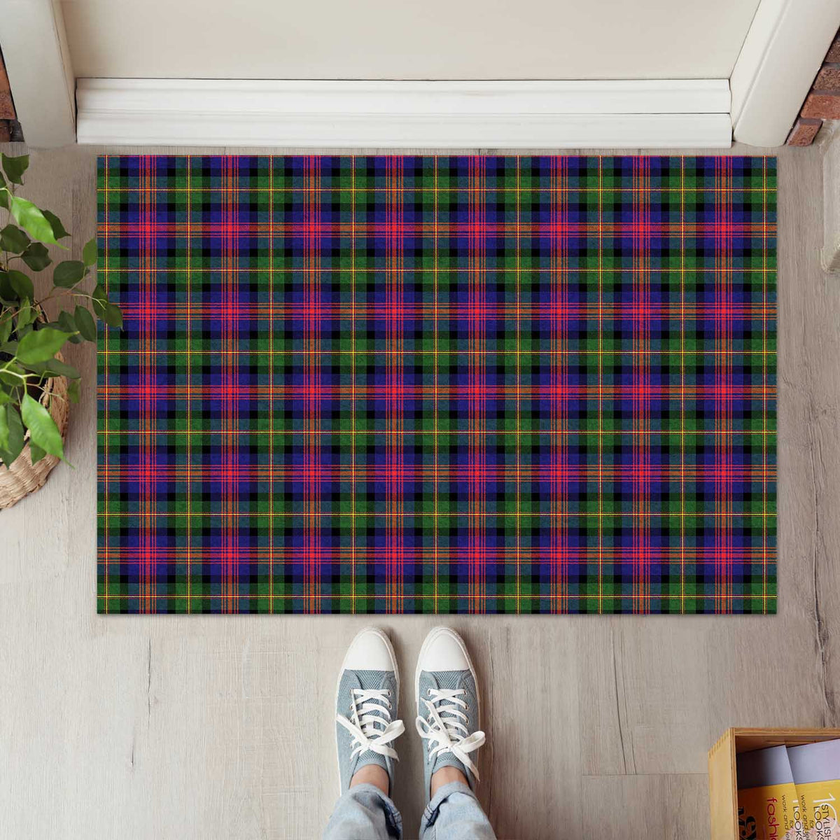 Logan Tartan Rubber Doormat - Tartan Vibes Clothing