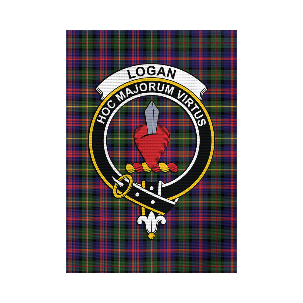 Logan Tartan Flag with Family Crest - Tartan Vibes Clothing