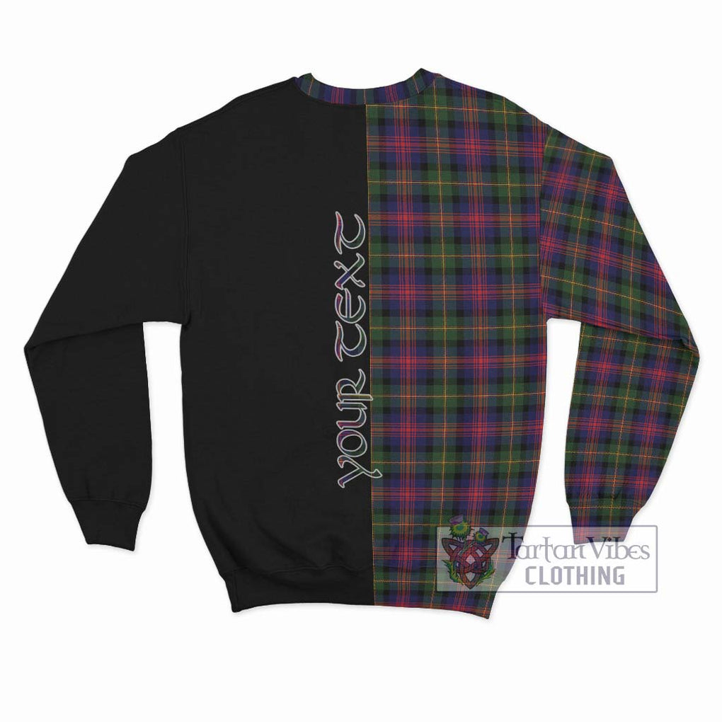 Logan Tartan Sweatshirt with Family Crest and Half Of Me Style - Tartanvibesclothing Shop