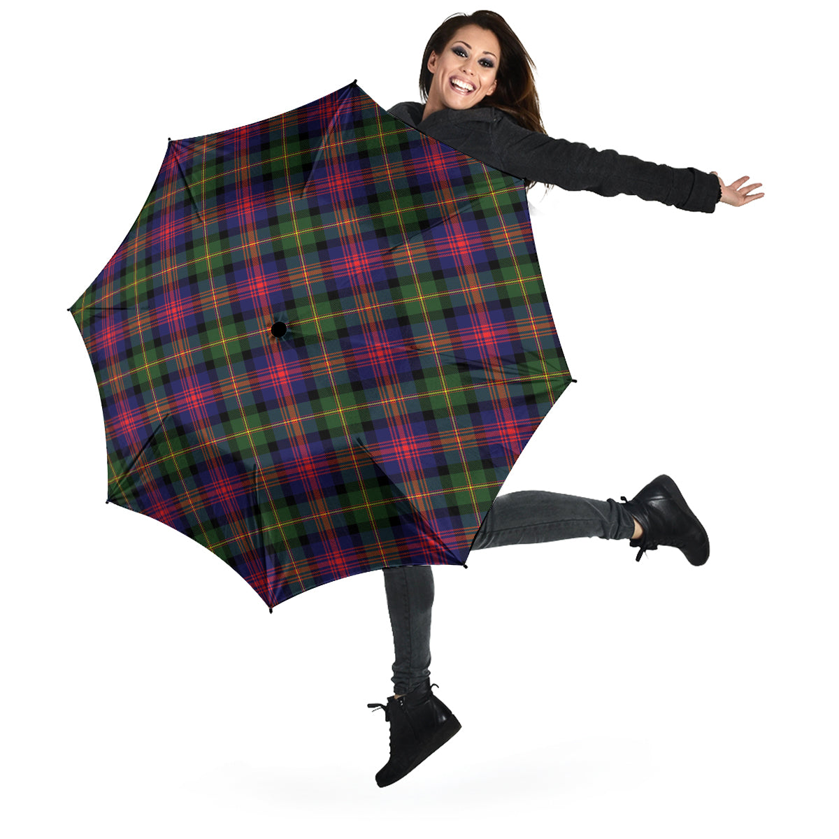 Logan Modern Tartan Umbrella - Tartanvibesclothing