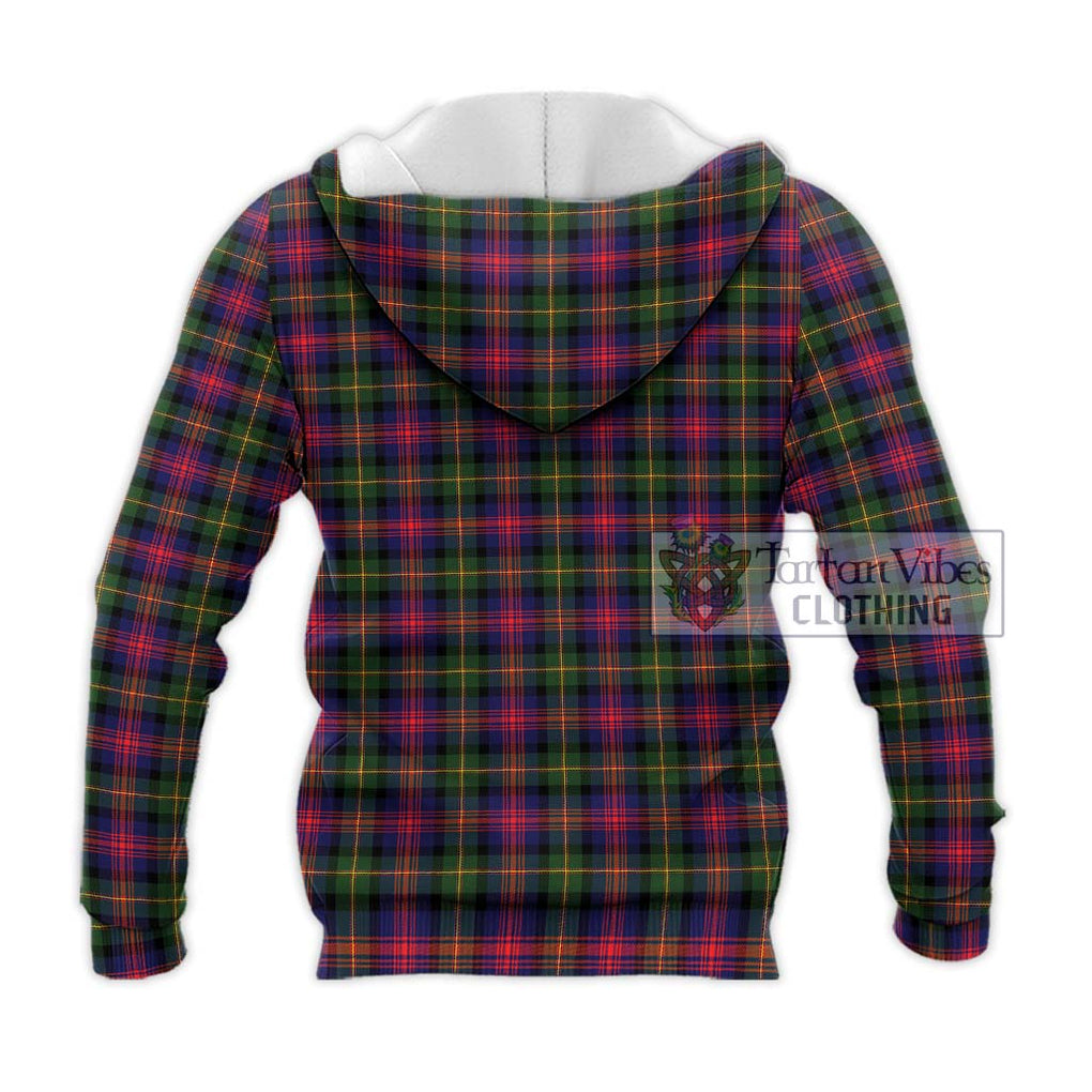 Logan Tartan Knitted Hoodie with Family Crest DNA In Me Style - Tartanvibesclothing Shop