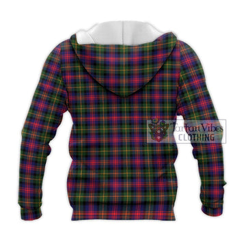 Logan Tartan Knitted Hoodie with Family Crest DNA In Me Style