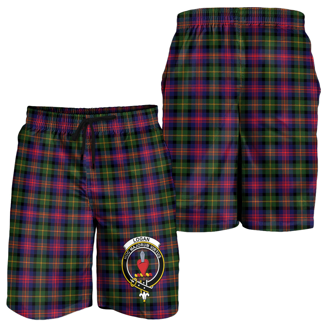 logan-modern-tartan-mens-shorts-with-family-crest