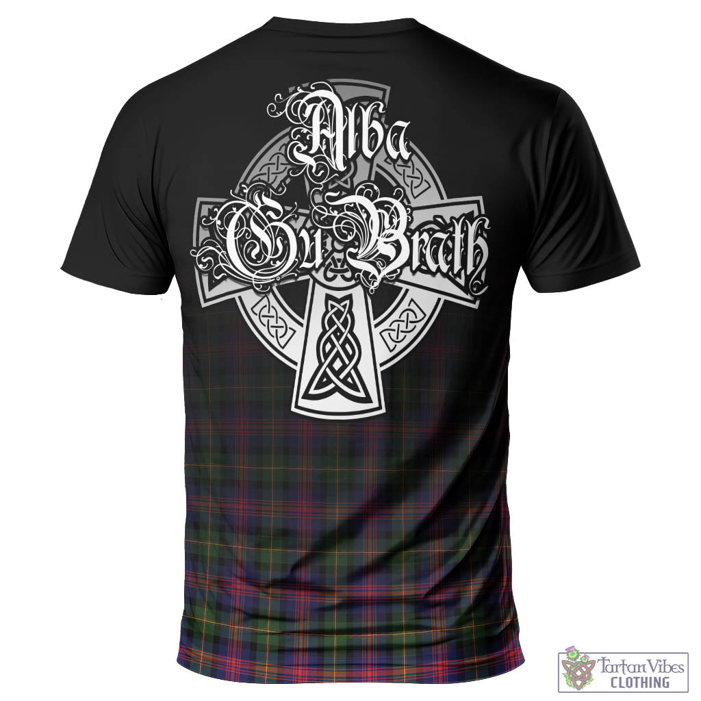 Tartan Vibes Clothing Logan Modern Tartan T-Shirt Featuring Alba Gu Brath Family Crest Celtic Inspired