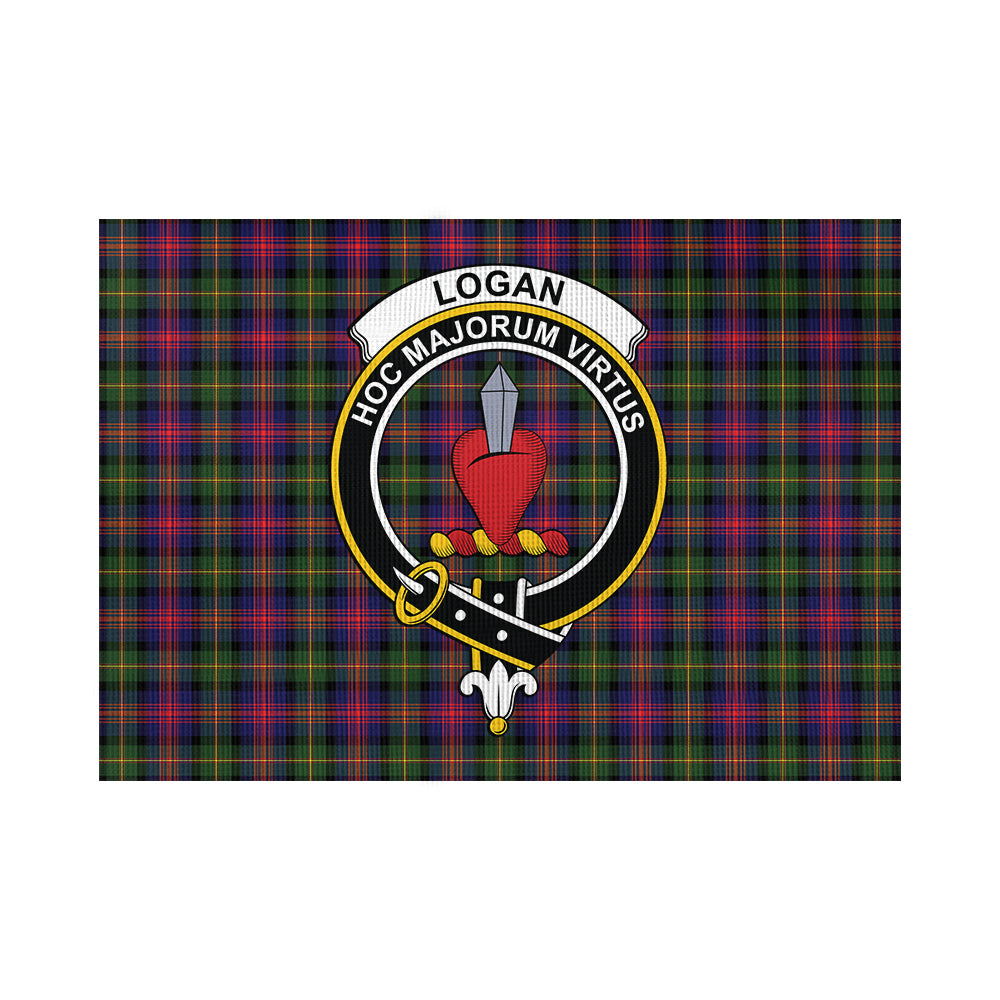 Logan Tartan Flag with Family Crest - Tartan Vibes Clothing