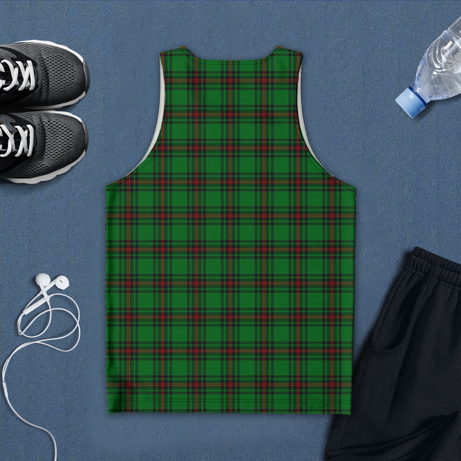 logie-tartan-mens-tank-top-with-family-crest