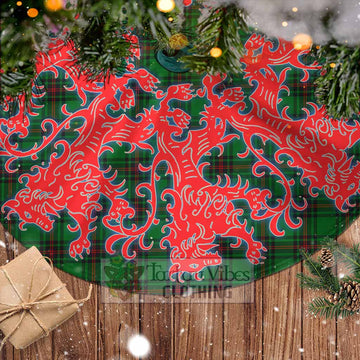 Logie Tartan Christmas Tree Skirt Lion Rampant Style - Tartan Vibes Clothing
