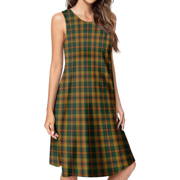 Londonderry (Derry) County Ireland Tartan Womens Casual Dresses