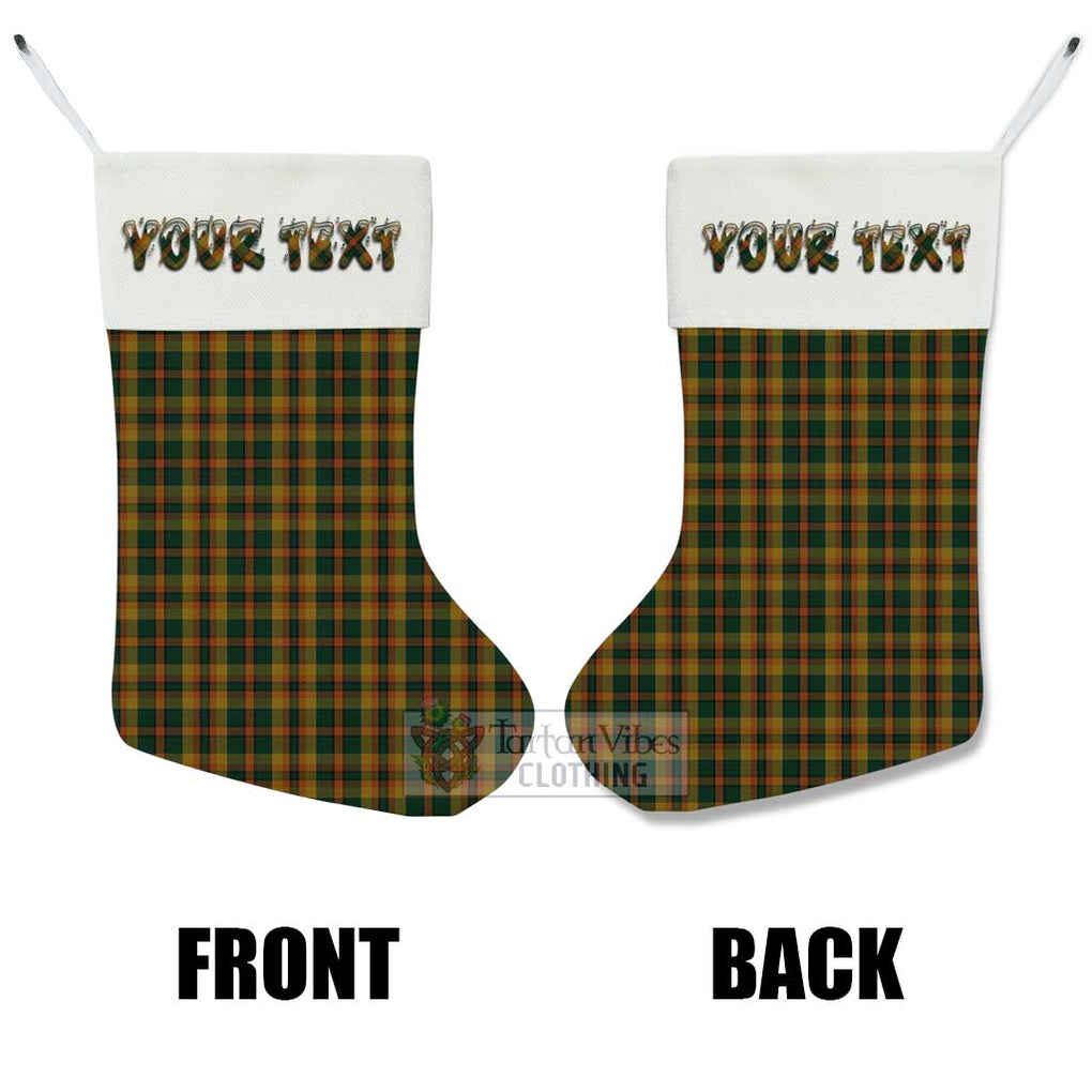 Tartan Vibes Clothing Londonderry (Derry) County Ireland Tartan Christmas Stocking with Personalized Text