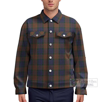 Longford County Ireland Tartan Unisex Lapel Cotton Jacket