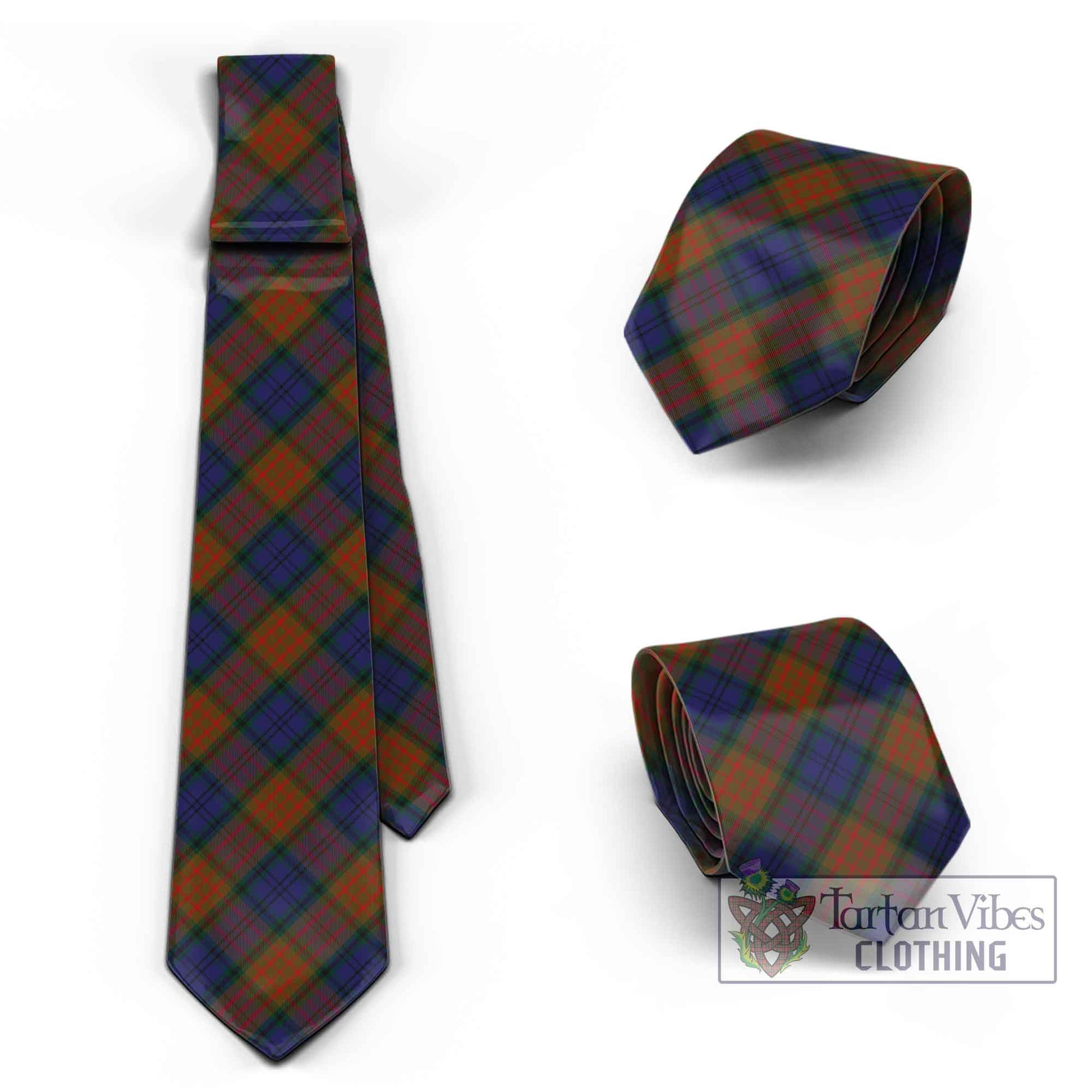 Tartan Vibes Clothing Longford County Ireland Tartan Classic Necktie Cross Style