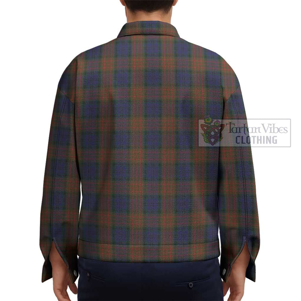 Longford County Ireland Tartan Unisex Lapel Cotton Jacket - Tartan Vibes Clothing