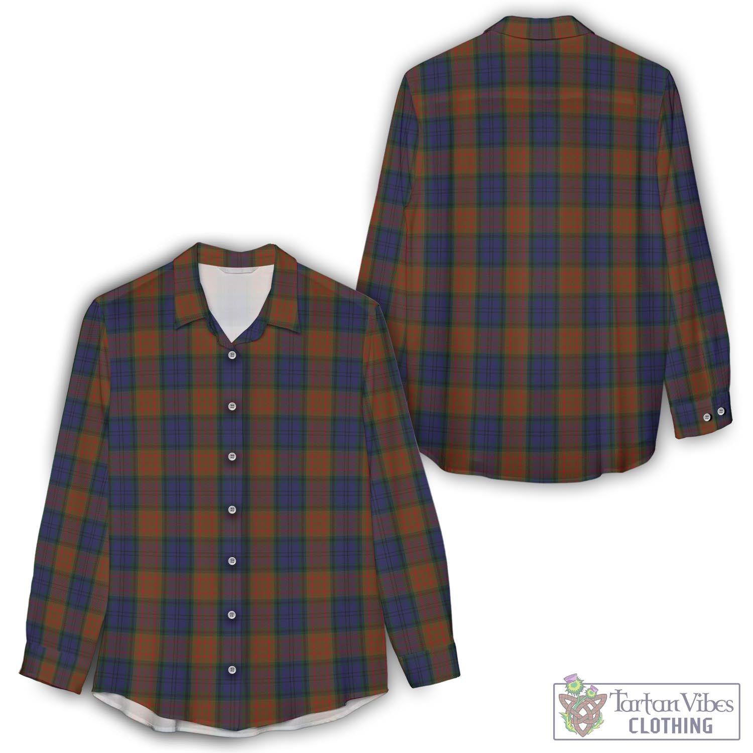 Longford County Ireland Tartan Womens Casual Shirt