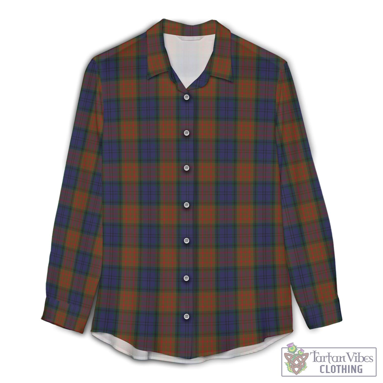 Longford County Ireland Tartan Womens Casual Shirt