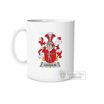 Loughlin Irish Clan Coat of Arms Ceramic Mug